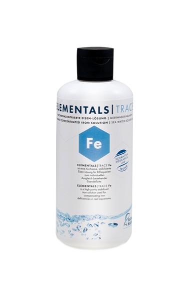 ELEMENTALS TRACE Fe 250ml Hochkonzentrierte Eisen-Lösung für Meerwasseraquarien