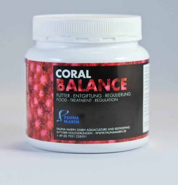 Fauna Marin Coral Balance Das Allroundprodukt: Korallenfutter, Nährstoffträger und Wasseraufbereiter